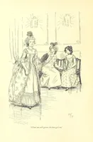 An illustration from Northanger Abbey and Persuasion ... With illustrations by Hugh Thomson and an introduction by Austin Dobson (1897)