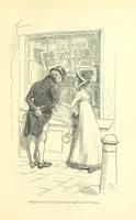 An illustration from Northanger Abbey and Persuasion ... With illustrations by Hugh Thomson and an introduction by Austin Dobson (1897)