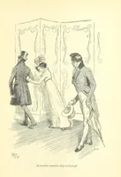 An illustration from Northanger Abbey and Persuasion ... With illustrations by Hugh Thomson and an introduction by Austin Dobson (1897)
