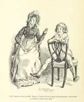 An illustration from Pride and prejudice (1895)
