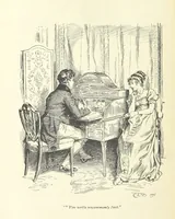 An illustration from Pride and prejudice (1895)