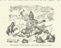 Picture 19 of 33 from Vikram and Vampire; or, Tales of Hindu devilry. Adapted by Captain Sir Richard F. Burton [from the Baitāl-Pachīsī] ... Edited by his wife, Isabel Burton ... With thirty-three illustrations by Ernest Griset (1893), leaf 199