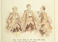 An illustration from The Merry Ballads of the Olden Time, illustrated in pictures & rhyme (1880)