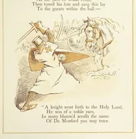 An illustration from The Merry Ballads of the Olden Time, illustrated in pictures & rhyme (1880)
