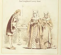 An illustration from The Merry Ballads of the Olden Time, illustrated in pictures & rhyme (1880)