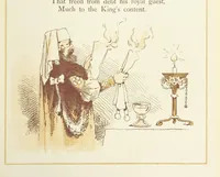 An illustration from The Merry Ballads of the Olden Time, illustrated in pictures & rhyme (1880)