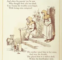 An illustration from The Merry Ballads of the Olden Time, illustrated in pictures & rhyme (1880)