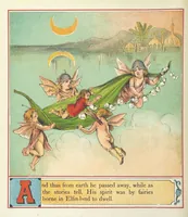 An illustration from The Merry Ballads of the Olden Time, illustrated in pictures & rhyme (1880)