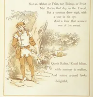 An illustration from The Merry Ballads of the Olden Time, illustrated in pictures & rhyme (1880)