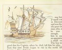 An illustration from The Merry Ballads of the Olden Time, illustrated in pictures & rhyme (1880)