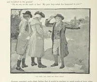 An illustration from The Lumley Wood Mystery ... Illustrated by J. B. Partridge (1890)