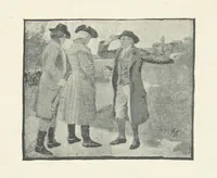 An illustration from The Lumley Wood Mystery ... Illustrated by J. B. Partridge (1890)
