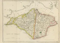 An illustration from With a geological map (1846)