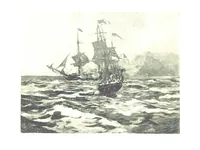 An illustration from Naval Actions of the War of 1812 ... With 21 illustrations in color by C. T. Chapman (1897)