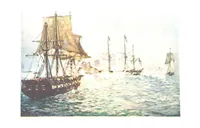 An illustration from Naval Actions of the War of 1812 ... With 21 illustrations in color by C. T. Chapman (1897)