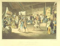 An illustration from A Voyage to Cochin China, in the years 1792, and 1793: containing a general view of the productions, and political importance of this kingdom; and also of such European settlements as were visited on the voyage, with sketches of the manners, character, and condition of their inhabitants. To which is annexed an account of a journey, made in the years 1801 and 1802, to the residence of the chief of the Booshuana nation ... from a manuscript journal [by - Truter] with a chart of the route, etc (1806)