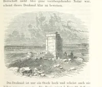 An illustration from Reisen und Entdeckungen in Nord- und Central-Afrika in den Jahren 1849 bis 1855. Von Dr. H. Barth. Tagebuch seiner im Auftrag der Brittischen Regierung unternommenen Reise ... Mit Karten, Holzschnitten und Bildern. L.P (1857)
