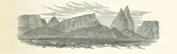 An illustration from Reisen und Entdeckungen in Nord- und Central-Afrika in den Jahren 1849 bis 1855. Von Dr. H. Barth. Tagebuch seiner im Auftrag der Brittischen Regierung unternommenen Reise ... Mit Karten, Holzschnitten und Bildern. L.P (1857)