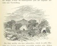 An illustration from Reisen und Entdeckungen in Nord- und Central-Afrika in den Jahren 1849 bis 1855. Von Dr. H. Barth. Tagebuch seiner im Auftrag der Brittischen Regierung unternommenen Reise ... Mit Karten, Holzschnitten und Bildern. L.P (1857)