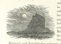 An illustration from Reisen und Entdeckungen in Nord- und Central-Afrika in den Jahren 1849 bis 1855. Von Dr. H. Barth. Tagebuch seiner im Auftrag der Brittischen Regierung unternommenen Reise ... Mit Karten, Holzschnitten und Bildern. L.P (1857)