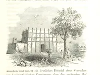 An illustration from Reisen und Entdeckungen in Nord- und Central-Afrika in den Jahren 1849 bis 1855. Von Dr. H. Barth. Tagebuch seiner im Auftrag der Brittischen Regierung unternommenen Reise ... Mit Karten, Holzschnitten und Bildern. L.P (1857)