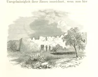 An illustration from Reisen und Entdeckungen in Nord- und Central-Afrika in den Jahren 1849 bis 1855. Von Dr. H. Barth. Tagebuch seiner im Auftrag der Brittischen Regierung unternommenen Reise ... Mit Karten, Holzschnitten und Bildern. L.P (1857)
