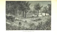 An illustration from A travers le Zanguebar. Voyage ... Par les PP. Baur et Le Roy ... Orné de 45 gravures ... Deuxième édition (1887)