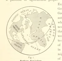 An illustration from Gately's World's Progress. A general history of the earth's construction and of the advancement of mankind ... Edited by C. E. Beale. Édition de luxe (1886)