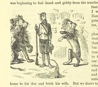 An illustration from Beeton's Historical Romances, Daring Deeds, and Animal Stories. Illustrated, etc (1871)