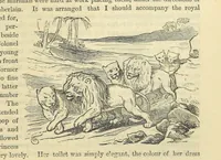 An illustration from Beeton's Historical Romances, Daring Deeds, and Animal Stories. Illustrated, etc (1871)