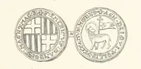 An illustration from Die Insel Rhodus, aus eigener Anschauung und nach den vorhandenen Quellen historisch, geographisch, archäologisch, malerisch beschrieben und durch Originalradirungen und Holzschnitte nach eigenen Naturstudien und Zeichnungen illustrirt. F.P (1862)