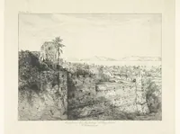 An illustration from Die Insel Rhodus, aus eigener Anschauung und nach den vorhandenen Quellen historisch, geographisch, archäologisch, malerisch beschrieben und durch Originalradirungen und Holzschnitte nach eigenen Naturstudien und Zeichnungen illustrirt. F.P (1862)