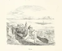 An illustration from Die Insel Rhodus, aus eigener Anschauung und nach den vorhandenen Quellen historisch, geographisch, archäologisch, malerisch beschrieben und durch Originalradirungen und Holzschnitte nach eigenen Naturstudien und Zeichnungen illustrirt. F.P (1862)