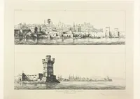 An illustration from Die Insel Rhodus, aus eigener Anschauung und nach den vorhandenen Quellen historisch, geographisch, archäologisch, malerisch beschrieben und durch Originalradirungen und Holzschnitte nach eigenen Naturstudien und Zeichnungen illustrirt. F.P (1862)