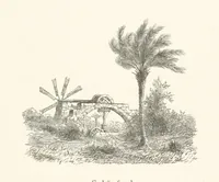 An illustration from Die Insel Rhodus, aus eigener Anschauung und nach den vorhandenen Quellen historisch, geographisch, archäologisch, malerisch beschrieben und durch Originalradirungen und Holzschnitte nach eigenen Naturstudien und Zeichnungen illustrirt. F.P (1862)