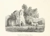 An illustration from Die Insel Rhodus, aus eigener Anschauung und nach den vorhandenen Quellen historisch, geographisch, archäologisch, malerisch beschrieben und durch Originalradirungen und Holzschnitte nach eigenen Naturstudien und Zeichnungen illustrirt. F.P (1862)