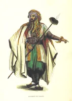 An illustration from Die Völker des Erdballs nach ihrer Abstammung und Verwandtschaft, und ihren Eigenthümlichkeiten in Regierungsform, Religion, Sitte und Tracht ... Mit ... colorirten Abbildungen (1845)