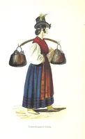 An illustration from Die Völker des Erdballs nach ihrer Abstammung und Verwandtschaft, und ihren Eigenthümlichkeiten in Regierungsform, Religion, Sitte und Tracht ... Mit ... colorirten Abbildungen (1845)