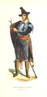 An illustration from Die Völker des Erdballs nach ihrer Abstammung und Verwandtschaft, und ihren Eigenthümlichkeiten in Regierungsform, Religion, Sitte und Tracht ... Mit ... colorirten Abbildungen (1845)
