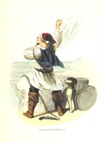 An illustration from Die Völker des Erdballs nach ihrer Abstammung und Verwandtschaft, und ihren Eigenthümlichkeiten in Regierungsform, Religion, Sitte und Tracht ... Mit ... colorirten Abbildungen (1845)