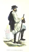 An illustration from Die Völker des Erdballs nach ihrer Abstammung und Verwandtschaft, und ihren Eigenthümlichkeiten in Regierungsform, Religion, Sitte und Tracht ... Mit ... colorirten Abbildungen (1845)