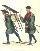 An illustration from Die Völker des Erdballs nach ihrer Abstammung und Verwandtschaft, und ihren Eigenthümlichkeiten in Regierungsform, Religion, Sitte und Tracht ... Mit ... colorirten Abbildungen (1845)