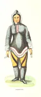 An illustration from Die Völker des Erdballs nach ihrer Abstammung und Verwandtschaft, und ihren Eigenthümlichkeiten in Regierungsform, Religion, Sitte und Tracht ... Mit ... colorirten Abbildungen (1845)