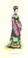 An illustration from Die Völker des Erdballs nach ihrer Abstammung und Verwandtschaft, und ihren Eigenthümlichkeiten in Regierungsform, Religion, Sitte und Tracht ... Mit ... colorirten Abbildungen (1845)