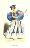 An illustration from Die Völker des Erdballs nach ihrer Abstammung und Verwandtschaft, und ihren Eigenthümlichkeiten in Regierungsform, Religion, Sitte und Tracht ... Mit ... colorirten Abbildungen (1845)