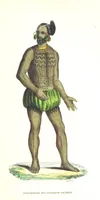 An illustration from Die Völker des Erdballs nach ihrer Abstammung und Verwandtschaft, und ihren Eigenthümlichkeiten in Regierungsform, Religion, Sitte und Tracht ... Mit ... colorirten Abbildungen (1845)