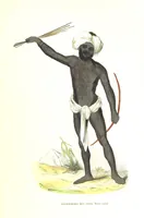 An illustration from Die Völker des Erdballs nach ihrer Abstammung und Verwandtschaft, und ihren Eigenthümlichkeiten in Regierungsform, Religion, Sitte und Tracht ... Mit ... colorirten Abbildungen (1845)