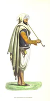 An illustration from Die Völker des Erdballs nach ihrer Abstammung und Verwandtschaft, und ihren Eigenthümlichkeiten in Regierungsform, Religion, Sitte und Tracht ... Mit ... colorirten Abbildungen (1845)