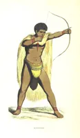 An illustration from Die Völker des Erdballs nach ihrer Abstammung und Verwandtschaft, und ihren Eigenthümlichkeiten in Regierungsform, Religion, Sitte und Tracht ... Mit ... colorirten Abbildungen (1845)