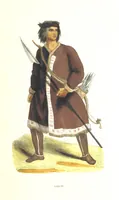 An illustration from Die Völker des Erdballs nach ihrer Abstammung und Verwandtschaft, und ihren Eigenthümlichkeiten in Regierungsform, Religion, Sitte und Tracht ... Mit ... colorirten Abbildungen (1845)